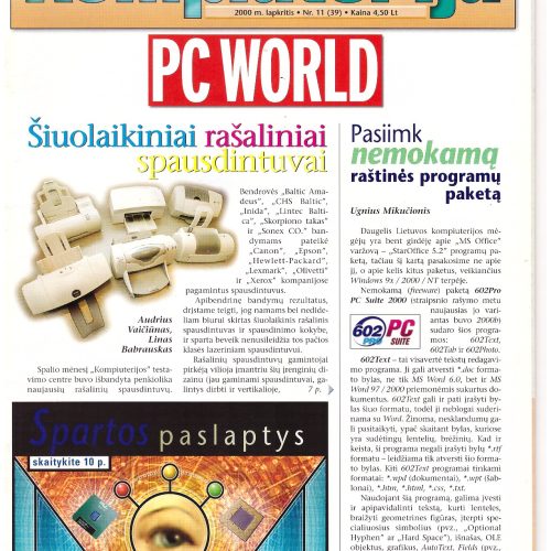Kompiuterija PC World – 2000 Nr. 11