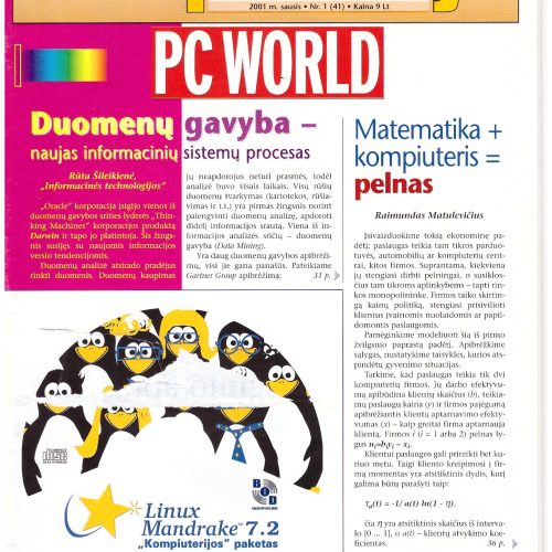 Kompiuterija PC World – 2001 Nr. 1