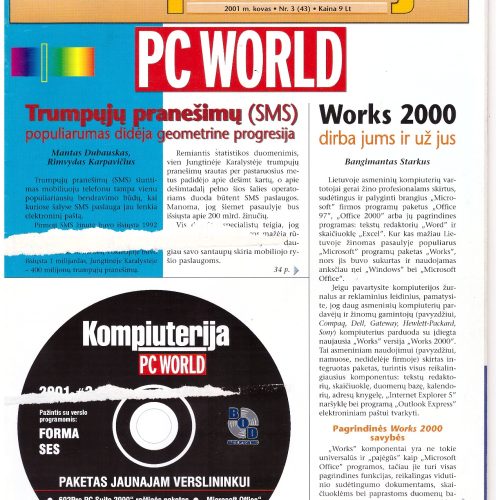 Kompiuterija PC World – 2001 Nr. 3