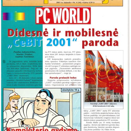 Kompiuterija PC World – 2001 Nr. 4