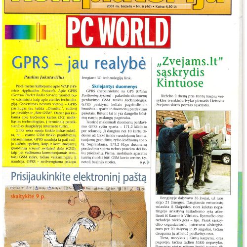 Kompiuterija PC World – 2001 Nr. 6