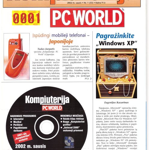 Kompiuterija PC World – 2002 Nr. 1