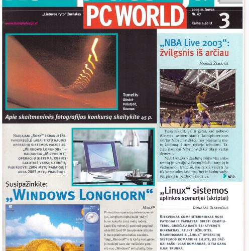 Kompiuterija PC World – 2003 Nr. 3